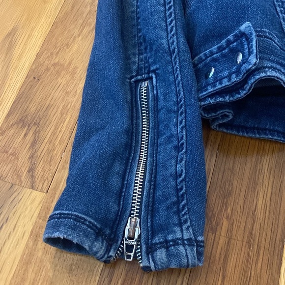 Blank NYC Girls Blue Denim Jacket Size L - Picture 8 of 9